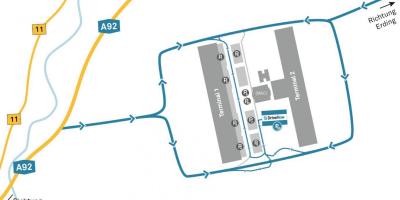 Minhenu aerodrom rent-a-car mapu