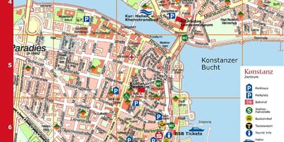Turističke mapu minhenu njemačkoj