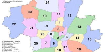 MAPA minhenu predgrađa