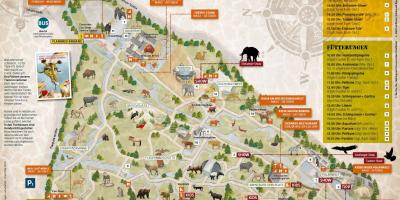 Mapa minhenu zoo